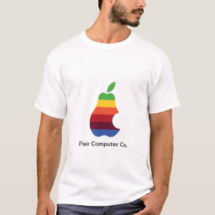 Para den vuxna stora T-tröja för datorCo-vit T-shirt