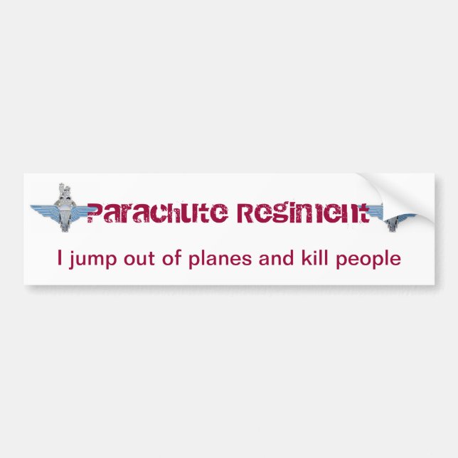 PARA-flygplan Bildekal (Framsidan)