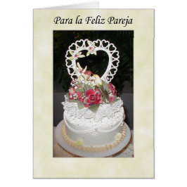 para lafeliz pareja hälsningskort
