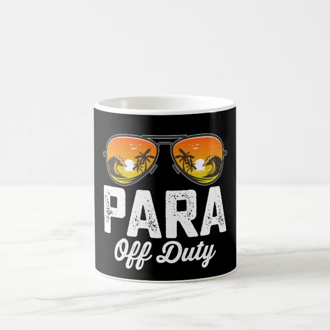Para ledig extraanställd sista skoldagen kaffemugg (Center)