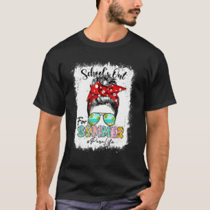 Para Life Skolor ut för sommarMessy Bun Förra Da T Shirt