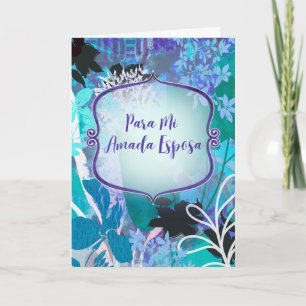 Para mi amada esposa - Tarjeta romántica Kort