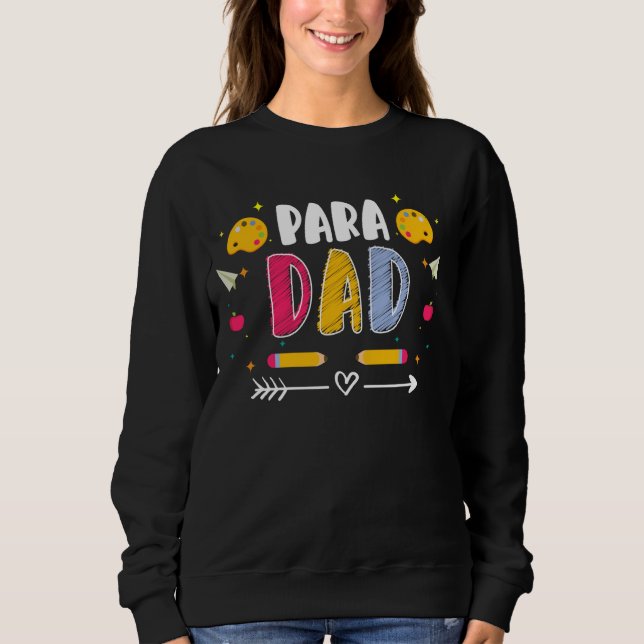 Para Pappa Fars dag Assistant Parapedator T Shirt (Framsida)