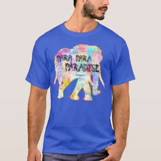Para Paradise Elephant 2 T Shirt