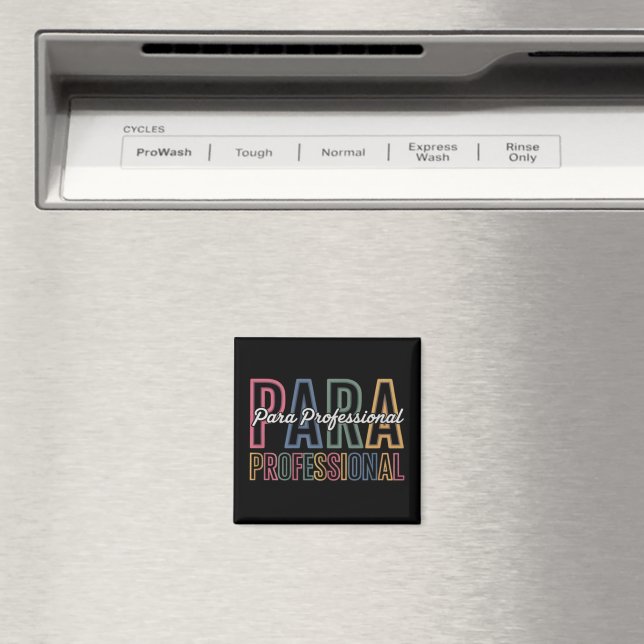 Para Paraprofessional Paraeducator Första Dagen Ti Magnet (In Situ (Dishwasher))