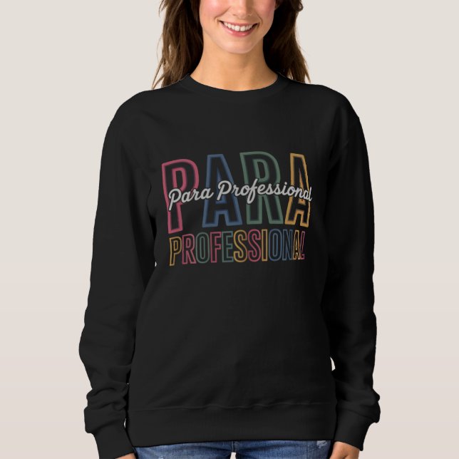 Para Paraprofessional Paraeducator Första Dagen Ti T Shirt (Framsida)
