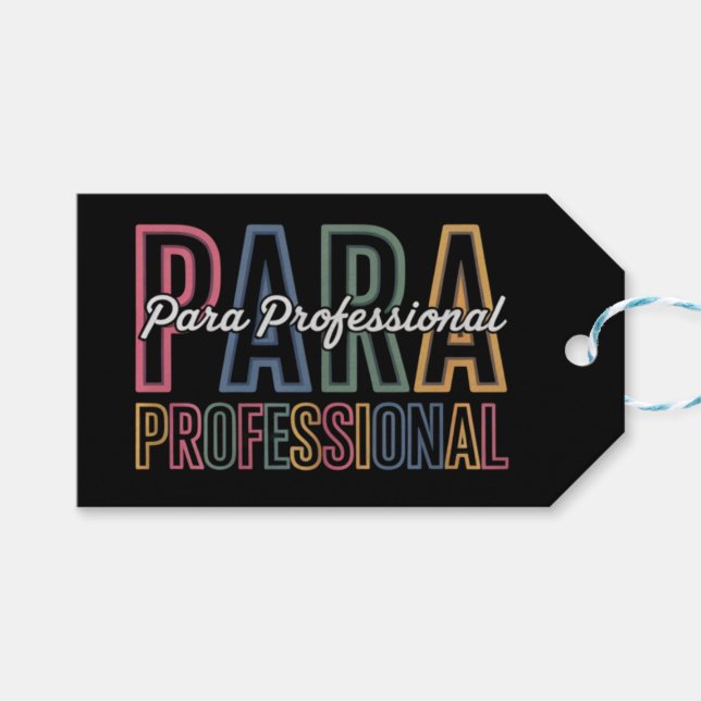 Para Paraprofessionell parabildare första dagen ba Presentetikett (Framsidan (Horisontell))