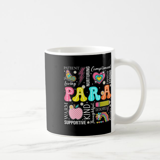 Para professionell pedagog första dagen tillbaka t kaffemugg (Höger)