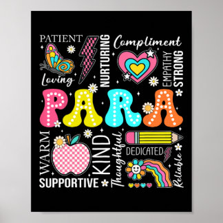 Para professionell pedagog första dagen tillbaka t poster