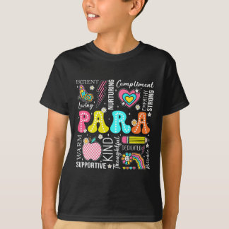 Para professionell pedagog första dagen tillbaka t shirt