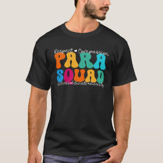 Para Squad-uppskattningsvecka Back to school T Shirt