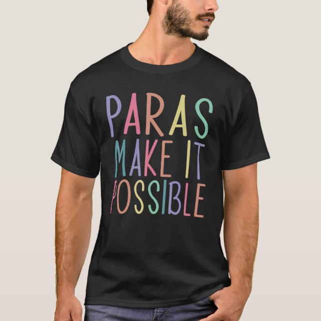 Para Teacher Paracategory T Shirt (Framsida)