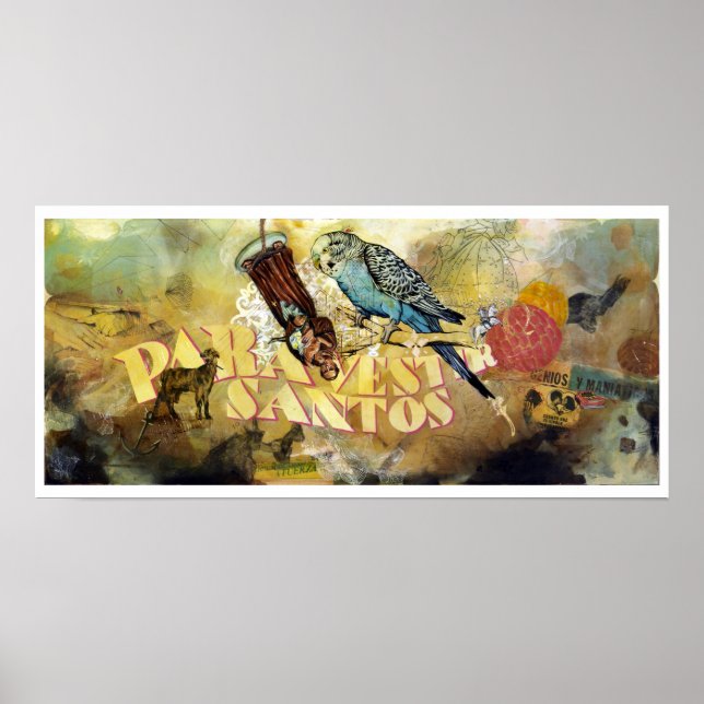 Para Vestir Santos Poster (Framsidan)