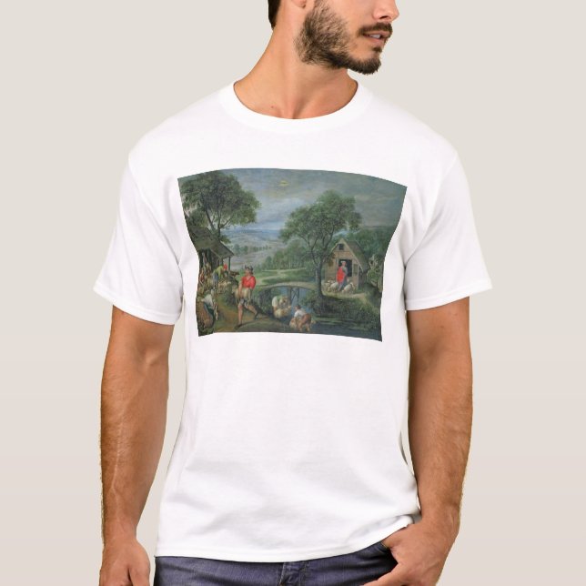 Parabel av den bra herden, c.1580-90 t-shirt (Framsida)