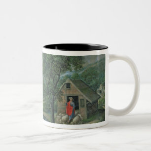 Parabel av den bra herden, c.1580-90 Två-Tonad mugg