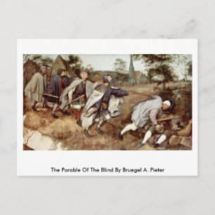 Parabeln Om De Blinda Av Bruegel A. Pieter Vykort