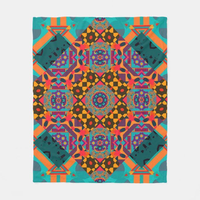 Parabesque, Luxury ornamen, sömlös mönster Fleecefilt (Framsidan)