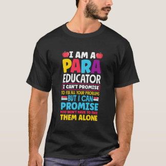 Parabildare Paraprofessionell Sped Teacher Citote T Shirt