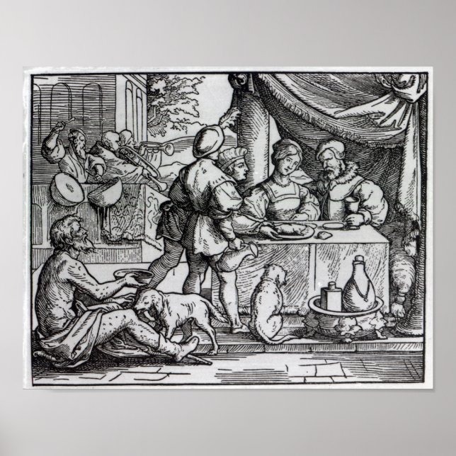 Parable of Lazarus and Dives Poster (Framsidan)