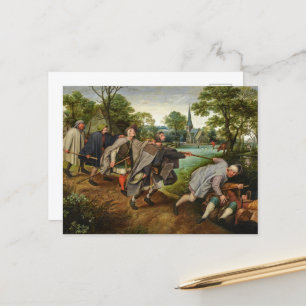 Parable of the Blind Leading the Blind Vykort