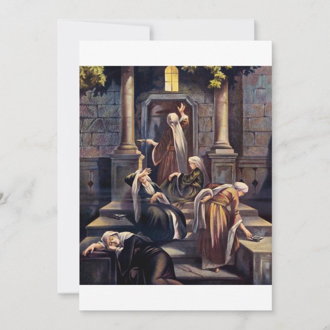 Parable of the Ten Virgins Tack Kort (Framsida)