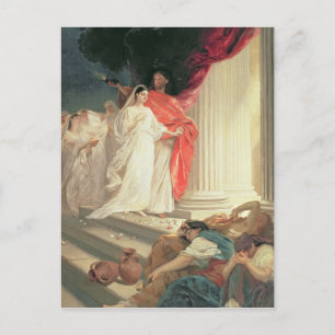 Parable of the Wise and Foolish Virgins, 1886 Vykort