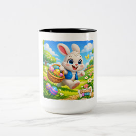 Parables4Kids Easter Bunny Två-Tonad Mugg