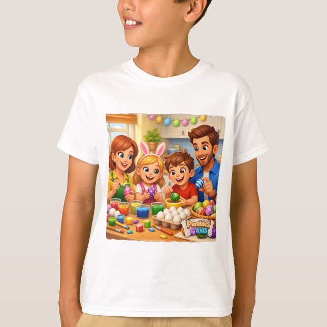 Parables4Kids - Påskfirande T Shirt (Framsida)