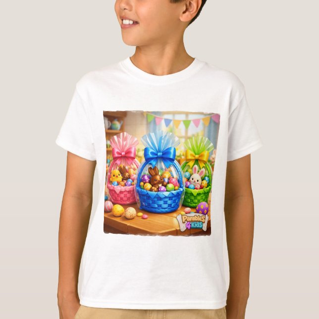 Parables4Kids - Påskfirande T Shirt (Framsida)
