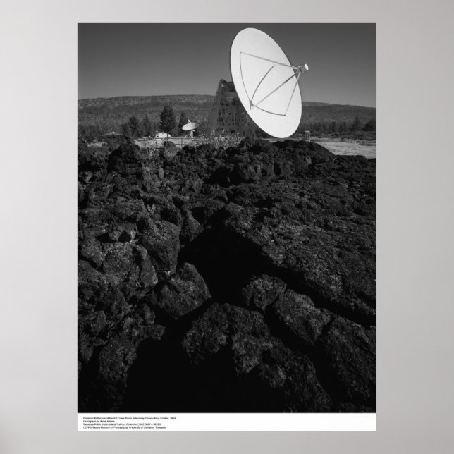 Parabolic Reflectors of the Hat Creek Radio, 1964 Poster (Framsidan)
