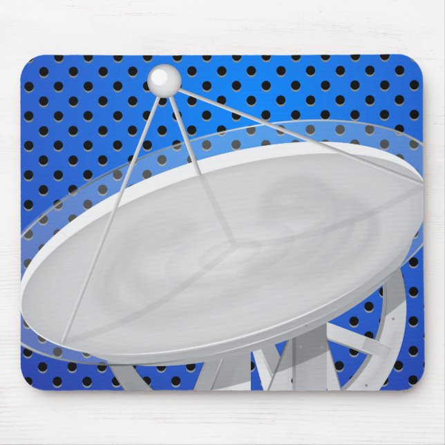 Parabolisk antenna musmatta (Framsidan)