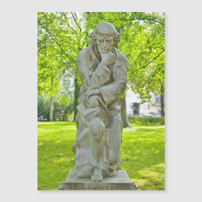 Paracelsusmonumentet i Salzburg (Framsida)