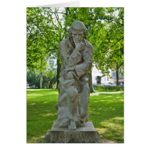 Paracelsusmonumentet i Salzburg Hälsningskort