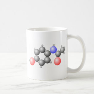 Paracetamolmolekyl Kaffemugg