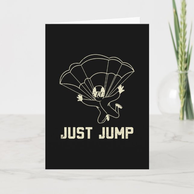 Parachuting Just Jump Kort (Framsida)