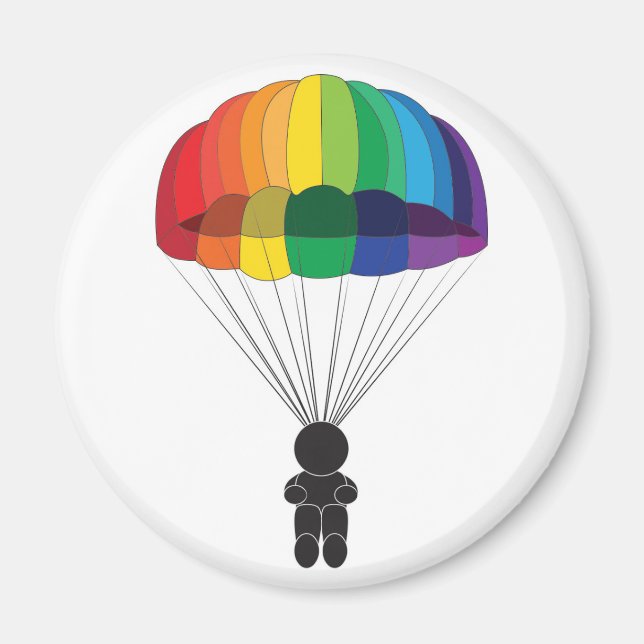 Parachuting Magnet (Framsidan)