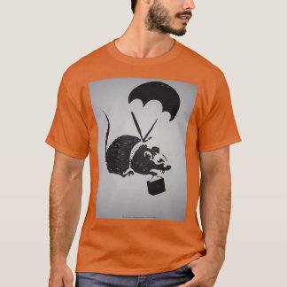 Parachuting Råtta T Shirt