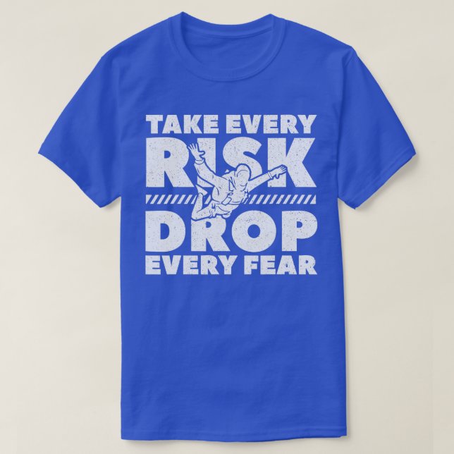 Parachuting Skydiver Airmen Paratrooper Skydiving T Shirt (Design framsida)