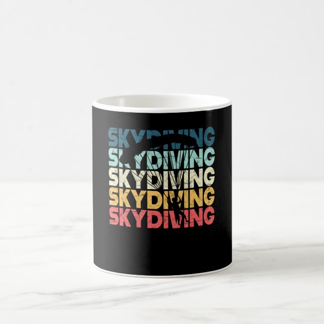Parachuting Skydiving Parachutists Gift Kaffemugg (Center)