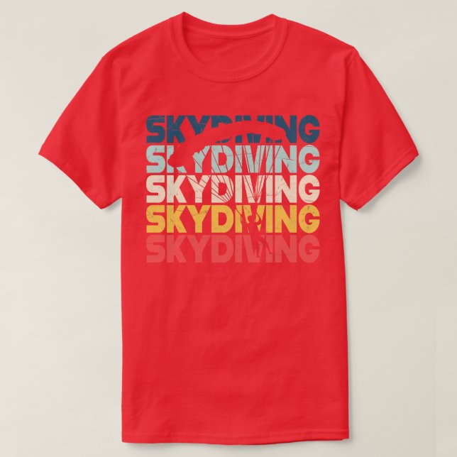 Parachuting Skydiving Parachutists Gift T Shirt (Design framsida)