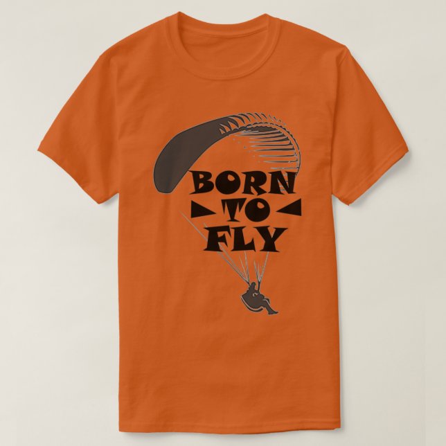 parachuting t shirt (Design framsida)