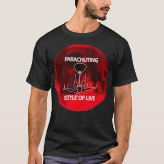 Parachutparachuting skydiving fallskärm skydiver 7 t shirt