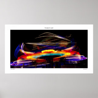 Parad av ljust poster