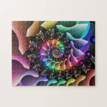 Parad för Fractalspiralfärg