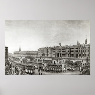 Parad framför Imperialpalatset Poster