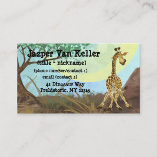 Parad Giraffe Visitkort