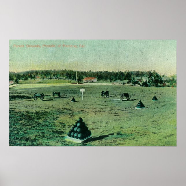 Parad Grounds View vid Presidio Poster (Framsidan)