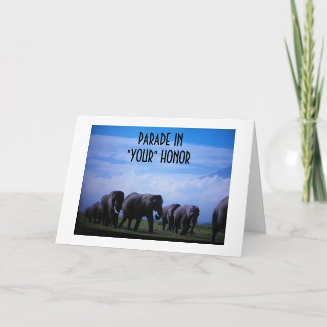 "PARAD I "DITT" HONORSKA STUDENT" KORT (Framsida)