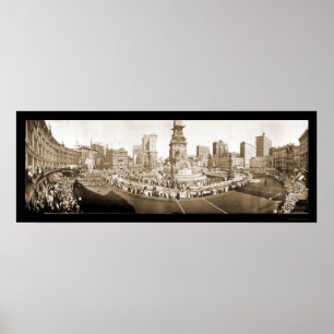 Parad Indianapolis IN Photo 1918 Poster