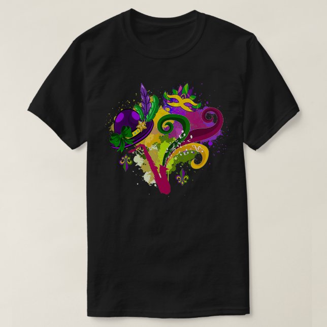 Parad Music Saophone MasqueraParty Costume Mar T Shirt (Design framsida)